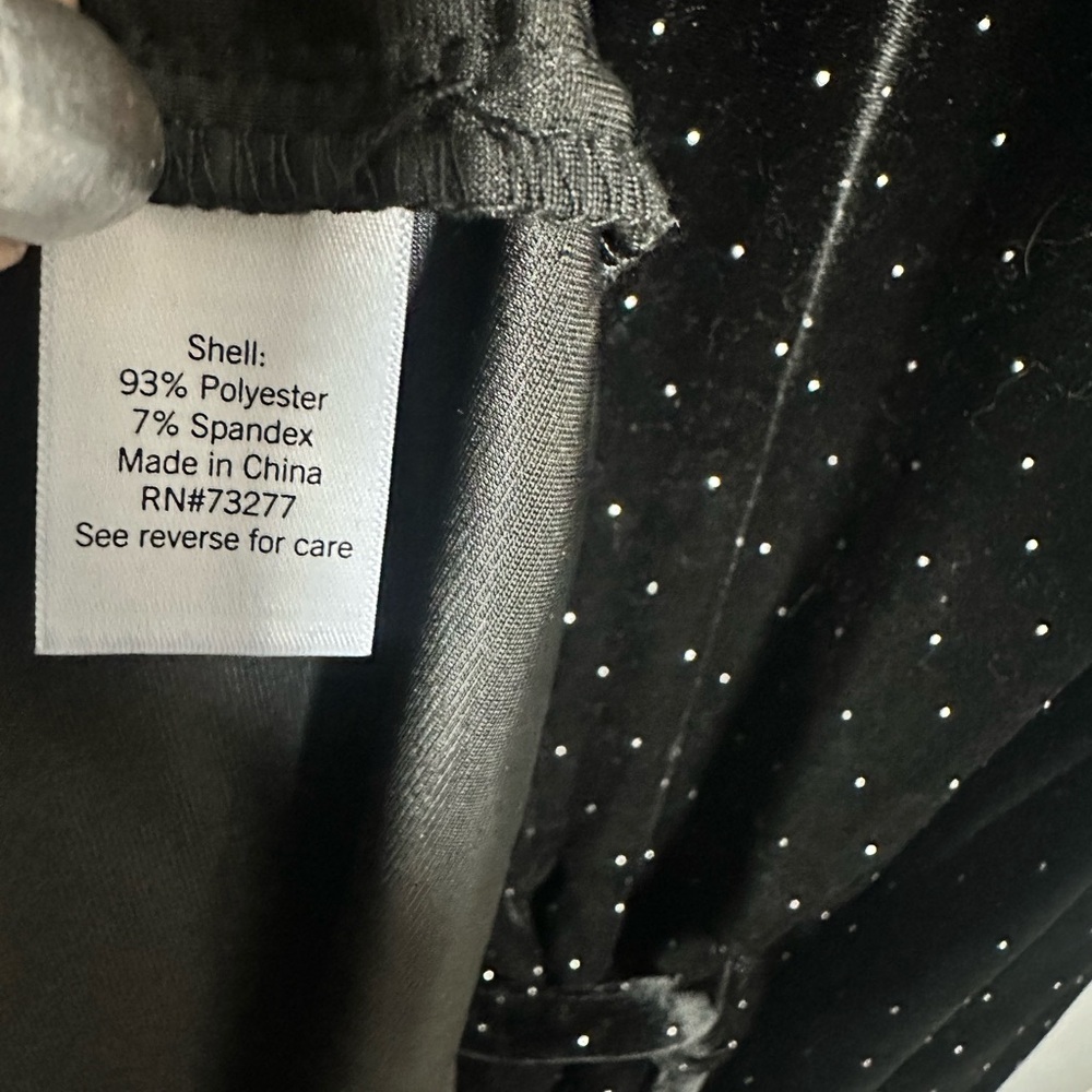 Nine West Black Long Sleeve Dress Studded Design Belted XXL - Picture 6 of 10